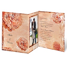 Timeless Peonies - Terra Cotta - Invitation