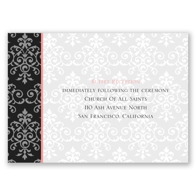 Pretty Pattern - Reception Card