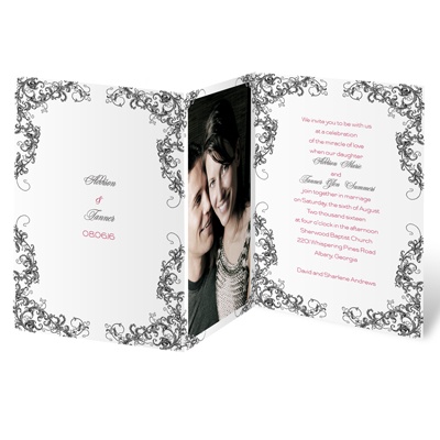 Filigree Border - Invitation