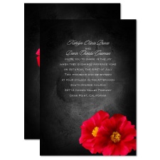 Brilliant Floral - Cherry - Invitation