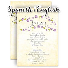 Pequeñas Flores - Freesia - Invitation