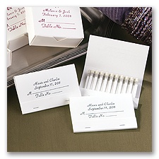 Personalized Place Card Matches