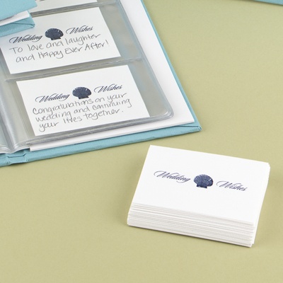 Shell Wedding Wishes Cards