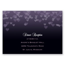 Shades of Love - Reception Card