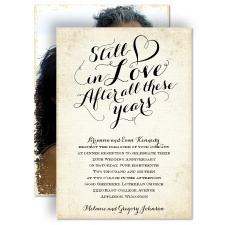 Still In Love - Anniversary Invitation
