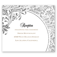 Damask Moon - Reception Card