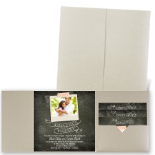 Favorite Photo - Gold Shimmer - Pocket Invitation