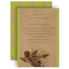 Pine Tree Treasures - Granny Apple - Invitation