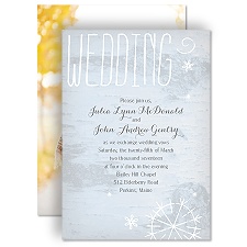 Birch Bark - Invitation