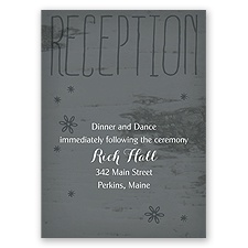 Birch Bark - Reception Card