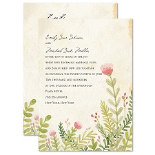 Spring Blossoms - Invitation