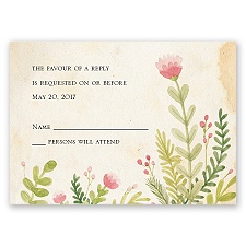 Spring Blossoms - Response Card