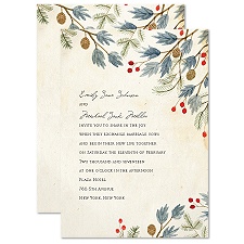 Winter Foliage - Invitation