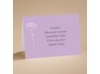 Bloom - (Freesia) Reception Card