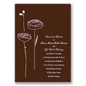 Bloom - Chocolate Invitation