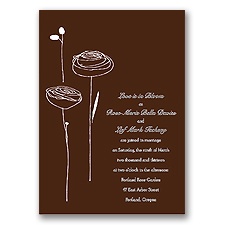 Bloom - (Chocolate) Invitation
