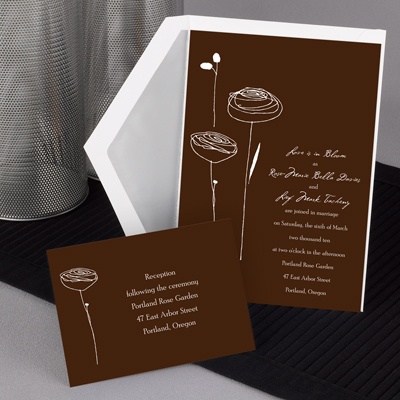 Bloom - (Chocolate) Invitation