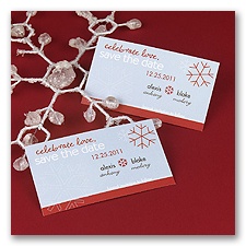 Snowflake - Save the Date Magnet