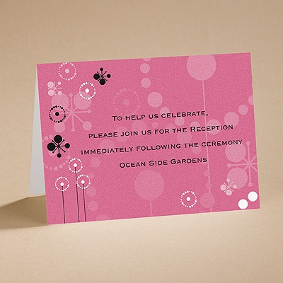Make a Splash - Reception Card