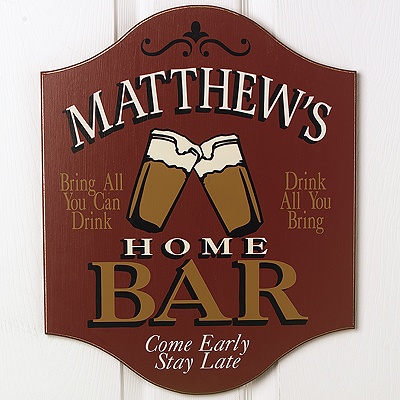 Personalized Bar Sign
