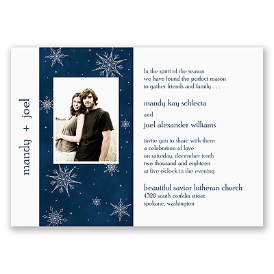 Sensational Snowfall - Invitation
