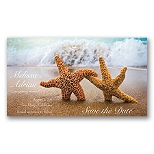 Starfish Save the Date - Magnet