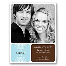 Top Notch - Celestial Blue - Save the Date Magnet
