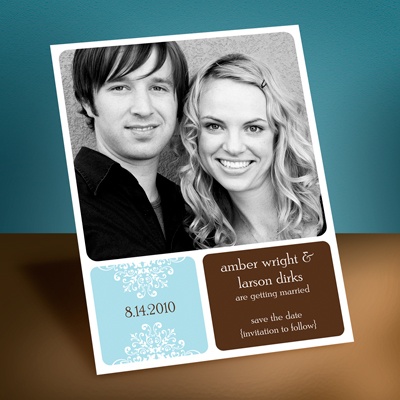Top Notch - Celestial Blue - Save the Date Magnet