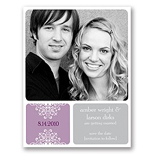 Top Notch - Lavendar - Save the Date Magnet