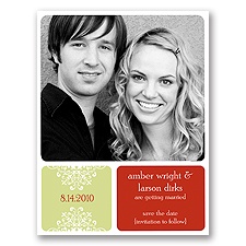 Top Notch - Olive - Save the Date Magnet