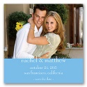 Photo Save the Date Magnet - Cornflower