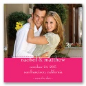 Photo Save the Date Magnet - Lipstick