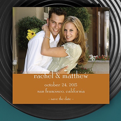 Magnetic Save The Date - Terra Cotta