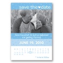Calendar Save The Date Card - Cornflower