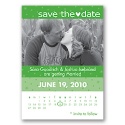 Calendar Save The Date Card - Grass