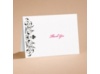 Bow Tie Ebony - Thank You Card and Envelope