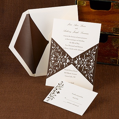 Bow Tie Chocolate - Invitation