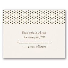 All Buckled Up - Respond Card and Envelope