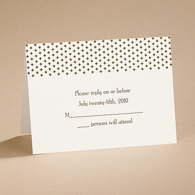All Buckled Up - Respond Card and Envelope