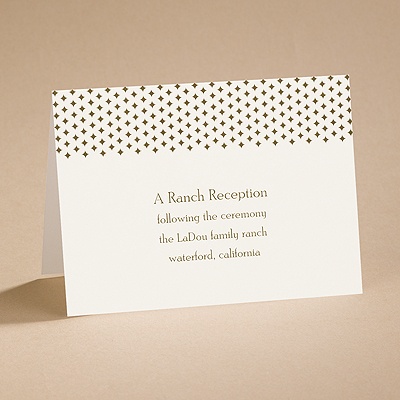 All Buckled Up - Reception Card