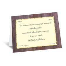 Your Brand - Reception Card