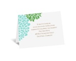 It Takes Two ( Blue and Green) - Reception Card