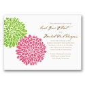 It Takes Two ( Pink and Green) - Invitation