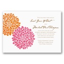 It Takes Two ( Pink and Orange) - Invitation