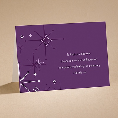 Seeing Stars - Grapevine - Reception Card