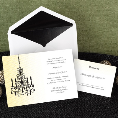 Light The Way - Invitation - Canary