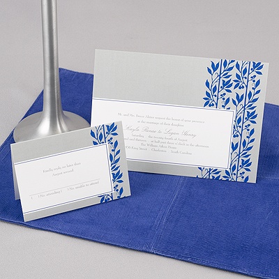 Flower Child - Blue - Invitation