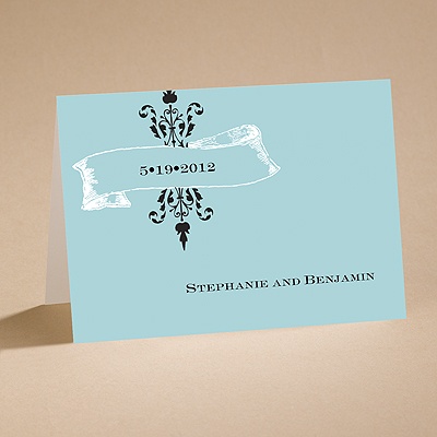 Embraced (Aqua) - Note Card and Envelope