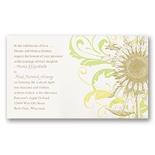 Floral Flair - Invitation