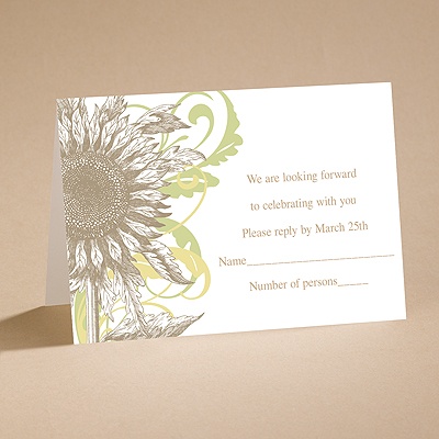 Floral Flair - Respond Card and Envelope